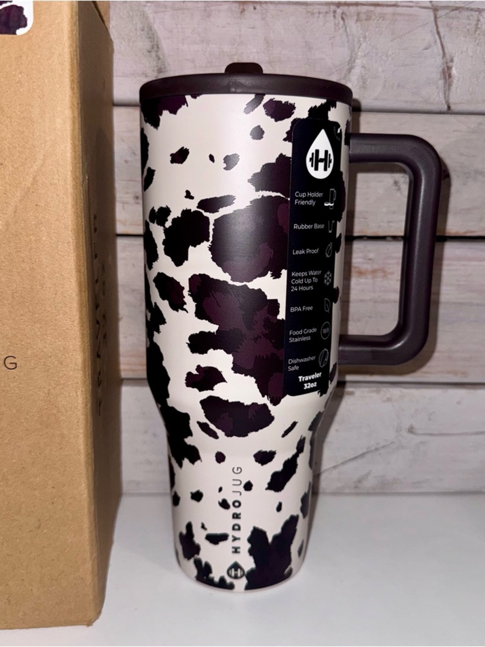 HydroJug 32oz Traveler Tumbler - FRONTIER - Brand New in Box! 🐄